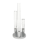 Acrylic Cylinders with Touch Switch Table Lamp // 3 Light  | Finesse - Home Elegance USA