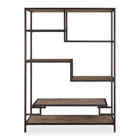 Sherwin Industrial Etagere - Light Brown / Black by Uttermost - View 1