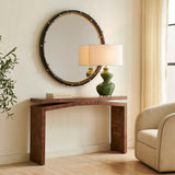 Naoko Burl Wood Console Table Woodtone - Dark Brown by Uttermost - View 4