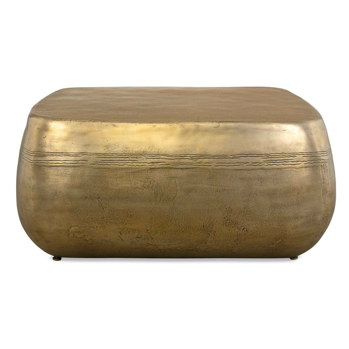 Saguaro Indoor-Outdoor Coffee Table - Gold by Uttermost - View 1
