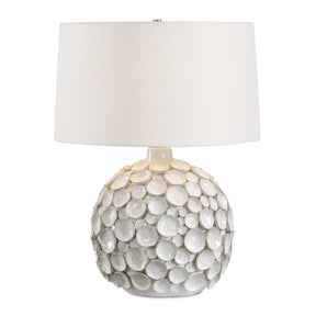 Hartley Petal Table Lamp - White by Uttermost - View 1