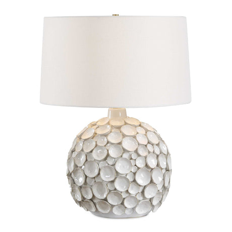 Hartley Petal Table Lamp - White by Uttermost - View 1