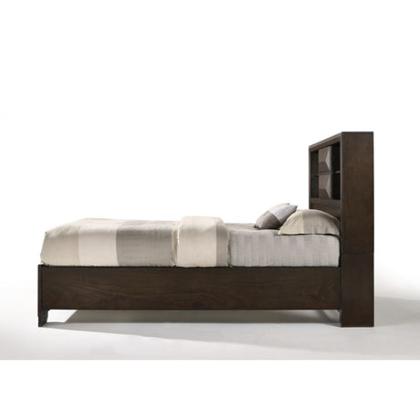 Acme - Merveille Queen Bed W/Storage 22870Q Espresso Finish