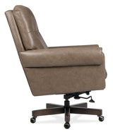 Lenora Swivel Tilt Executive Chair - Dark Brown by Hooker Furniture - View 5