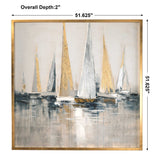 Regatta Nautical Art - Blue / Yellow by Uttermost - View 6