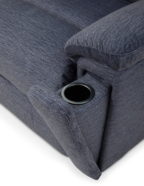 Plush Transitional Fabric Gliding Recliner | Flexsteel