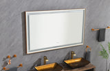 60*36 LED Lighted Bathroom Wall Mounted Mirror with High Lumen+Anti - Fog Separately Control - W1272119870 - image - 14