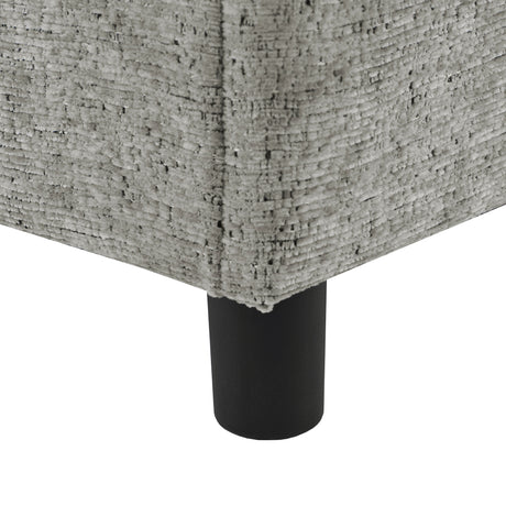 Versatile Light Grey Chenille Sectional Sofa Bed with Storage, Cup Holders & Charging Ports, 109.9' - sold by Home Elegance USA