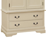 Elegant Traditional Beige Armoire - sold by Home Elegance USA