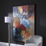 Summer Sunset Abstract Art - Red / Blue by Uttermost - View 3