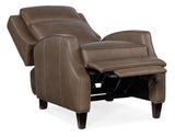 Tricia Manual Push Back Recliner - Dark Brown by Hooker Furniture - View 3