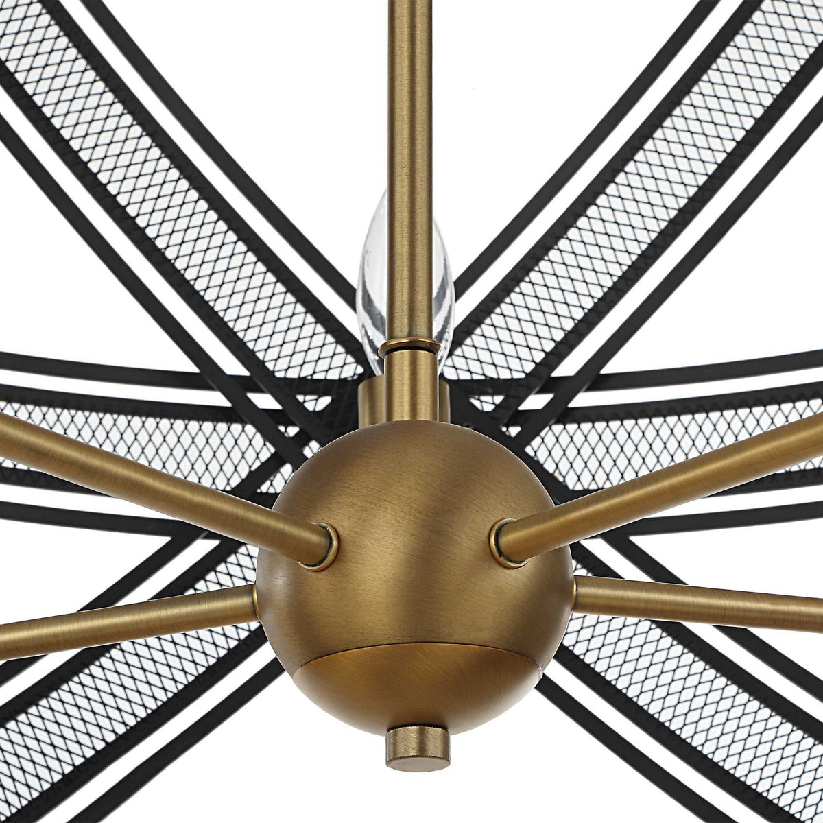 Spherical 5 Light Pendant - Bronze / Black by Uttermost - View 8