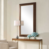 Matheson Rectangular Mirror Walnut - Dark Brown by Uttermost - View 3