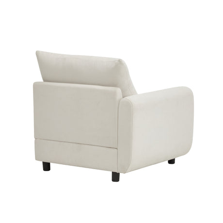 99 in. 4-Piece L Shaped Modular Free Combination Sectional Sofa Couch with Ottoman - sold by Home Elegance USA