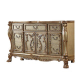 Acme - Dresden Dresser 23165 Gold Patina & Bone Finish