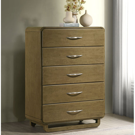 Tully Nutmeg 5-drawers Chest