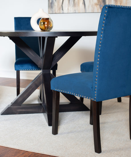 Enbridge 5-piece Dining Set, Cross-Buck Dining Table with 4 Stylish Chairs - sold by Home Elegance USA