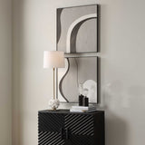 Joel Modern Wood Wall Art (Set of 2) - Gray by Uttermost - View 3
