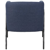 Jacobsen Barrel Chair Denim - Blue by Uttermost - View 6