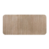 Rectangular wooden mat with a natural finish on a white background
