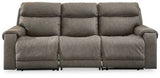 Ashley Fossil Starbot 23501S3 3 - Piece Power Reclining Sectional Sofa - Faux Leather - 23501S3 - Home Elegance USA - 1