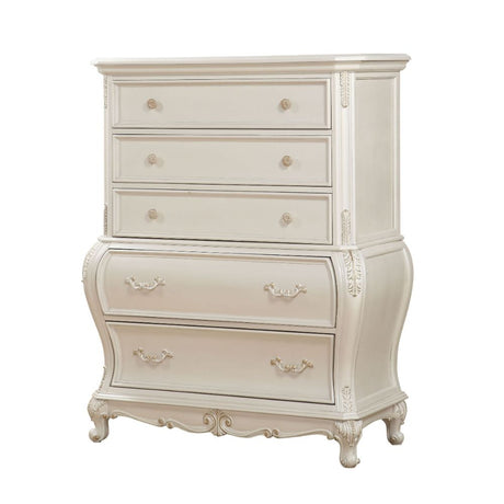 Acme - Chantelle Chest 23546 Pearl White Finish