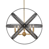 Spherical 5 Light Pendant - Bronze / Black by Uttermost - View 6