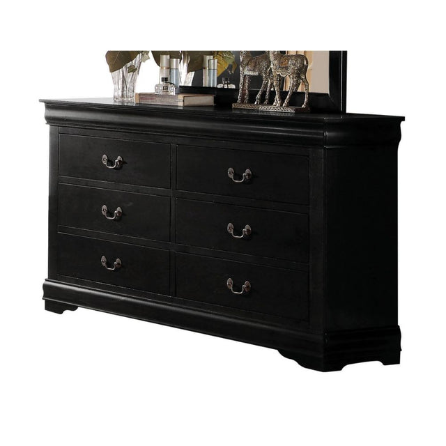 Acme - Louis Philippe Dresser 23735 Black Finish