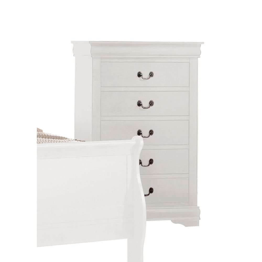 Acme - Louis Philippe Chest 23836 White Finish