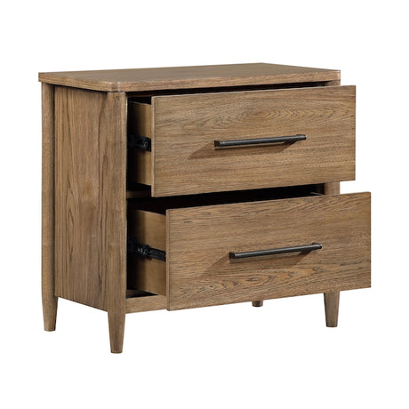 Pinehurst Brown Hickory Veneer Platform Bedroom Set – Homelegance - sold by Home Elegance USA