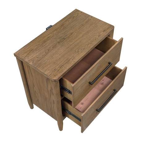 Pinehurst Brown Hickory Veneer Platform Bedroom Set – Homelegance - sold by Home Elegance USA