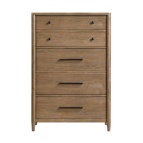 Pinehurst Brown Hickory Veneer Platform Bedroom Set – Homelegance - sold by Home Elegance USA