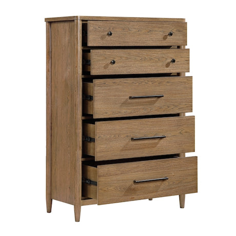 Pinehurst Brown Hickory Veneer Platform Bedroom Set – Homelegance - sold by Home Elegance USA