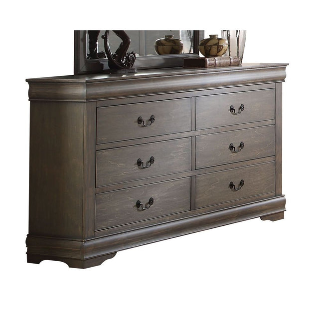 Acme - Louis Philippe Dresser 23865 Antique Gray Finish