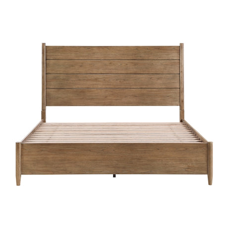 Pinehurst Brown Hickory Veneer Platform Bedroom Set – Homelegance - sold by Home Elegance USA