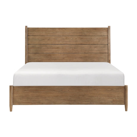 Pinehurst Brown Hickory Veneer Platform Bedroom Set – Homelegance - sold by Home Elegance USA