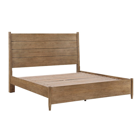 Pinehurst Brown Hickory Veneer Platform Bedroom Set – Homelegance - sold by Home Elegance USA
