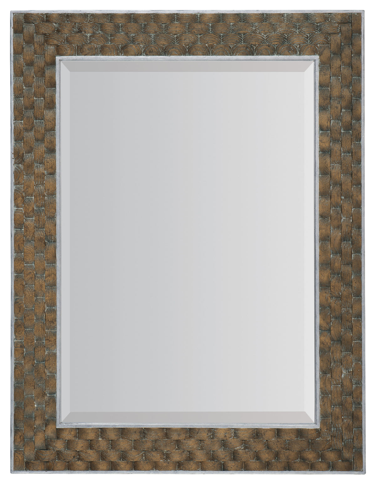 Sundance Portrait Mirror - Light Brown / Dark Brown by Hooker Furniture - View 1