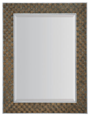 Sundance Portrait Mirror - Light Brown / Dark Brown by Hooker Furniture - View 1