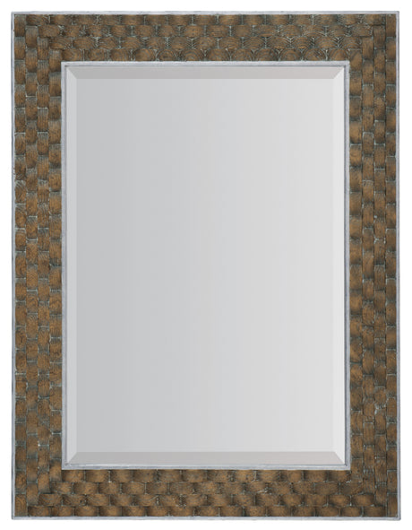 Sundance Portrait Mirror - Light Brown / Dark Brown by Hooker Furniture - View 1