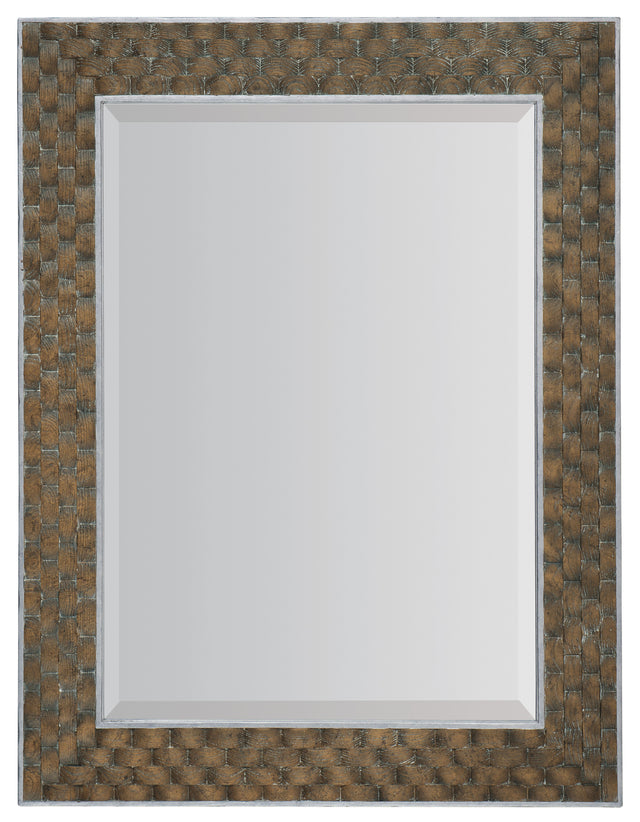 Sundance Portrait Mirror - Light Brown / Dark Brown by Hooker Furniture - View 1