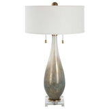 Cardoni Glass Table Lamp - Bronze / Beige by Uttermost - View 4