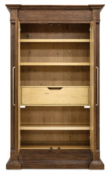 Driftwood Wardrobe Worn Saddle - Dark Brown by Hooker Furniture - View 3