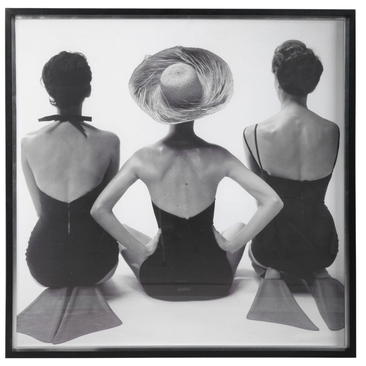 Ladies' Swimwear, 1959 Fashion Print - Black by Uttermost - View 1