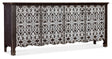 Americana Entertainment Credenza - Dark Brown / White by Hooker Furniture - View 1