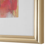 Fresh Start Red Abstract Prints (Set of 6) by Uttermost - View 6