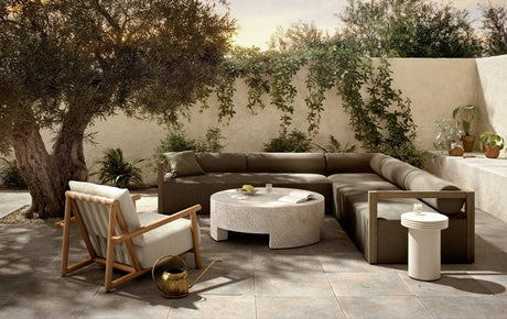 Laskin Outdoor 3Pc Sectional - Alessi Fawn | Four Hands Furniture