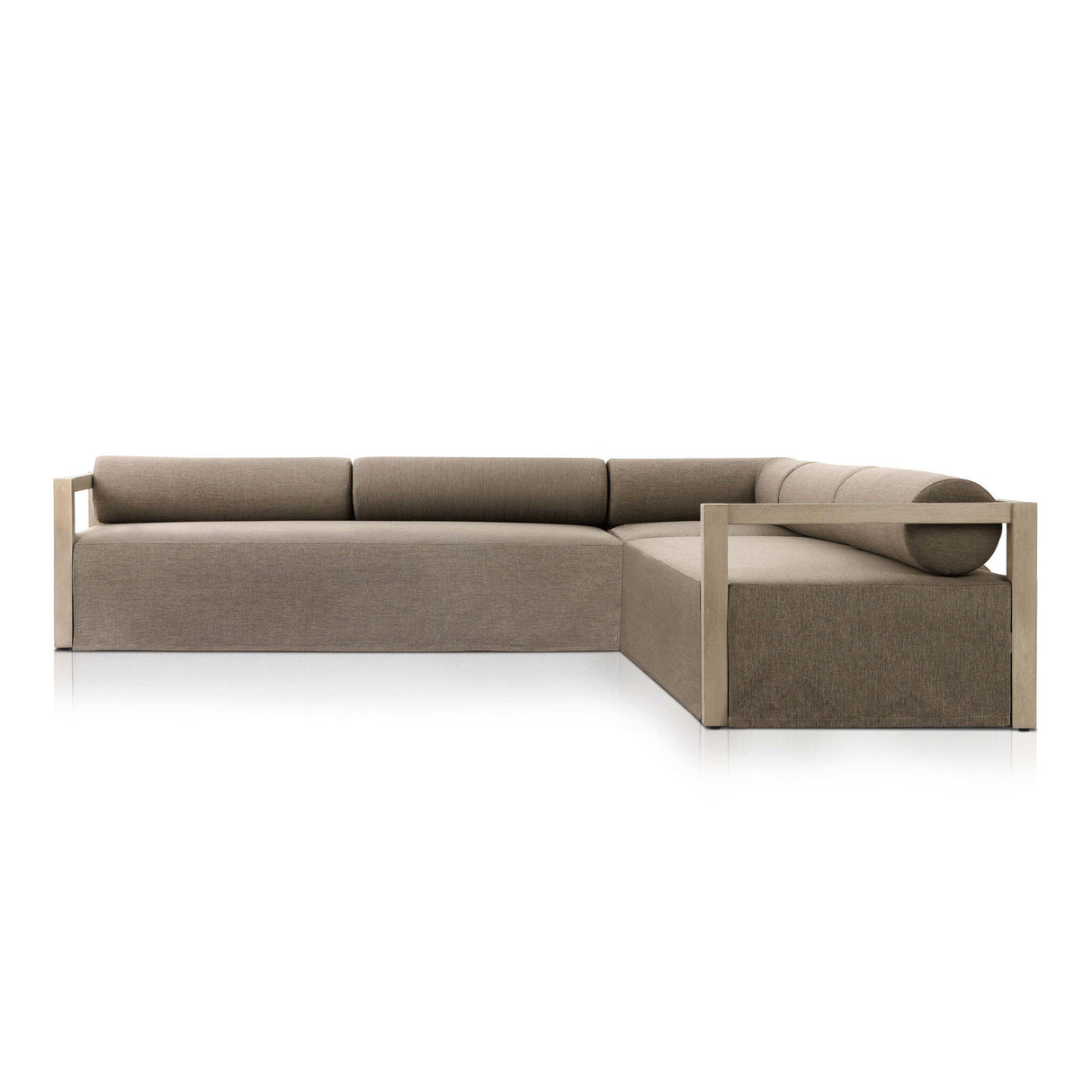 Laskin Outdoor 3Pc Sectional - Alessi Fawn | Four Hands Furniture