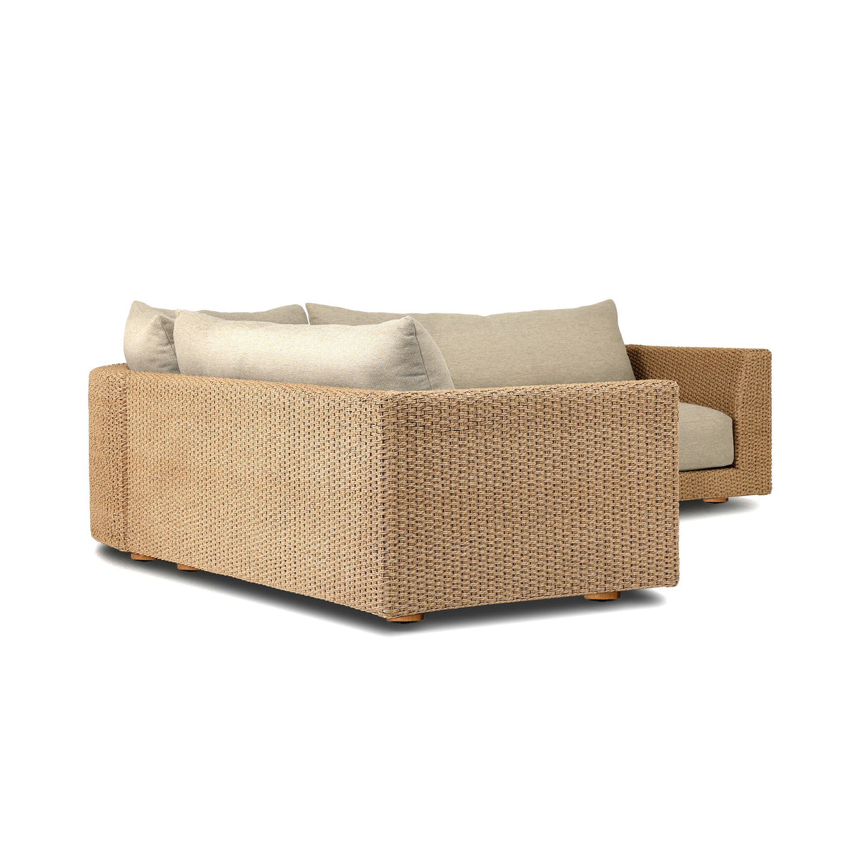 Sylvan Outdoor 3Pc Sectional - Casa Cream | Four Hands Furniture
