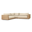 Sylvan Outdoor 3Pc Sectional - Casa Cream | Four Hands Furniture
